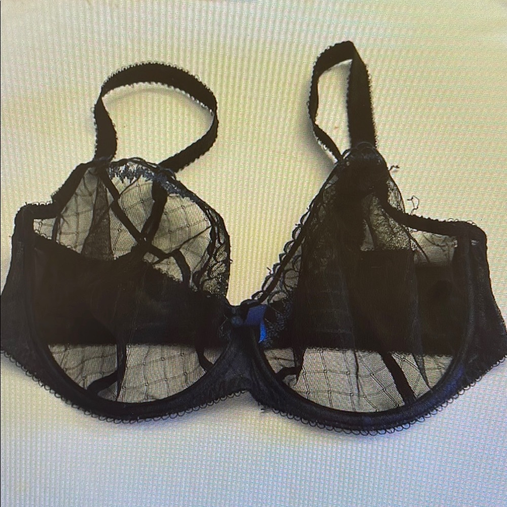 Elegant Black Lace Bra